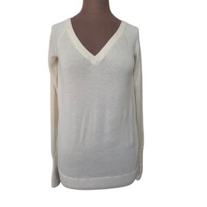 Lululemon Unity PulloverHeathered White /Ivory 4-6